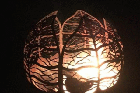 Vurige winterwandeling